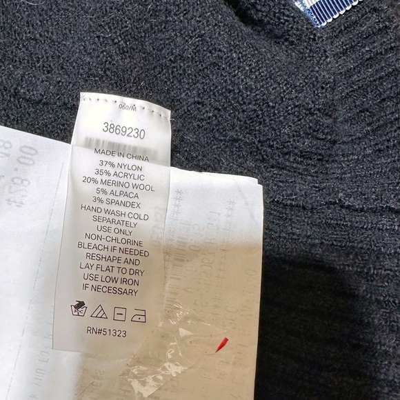 Court & Rowe Wool Blend V-Neck Button Front Cardigan In Black Size M NWOT - Picture 14 of 14